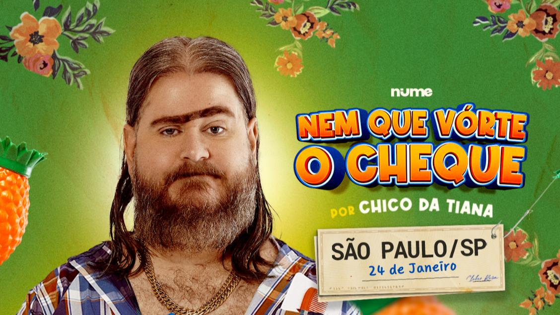 CLEBER ROSA em SP | NEM QUE VÓRTE O CHEQUE